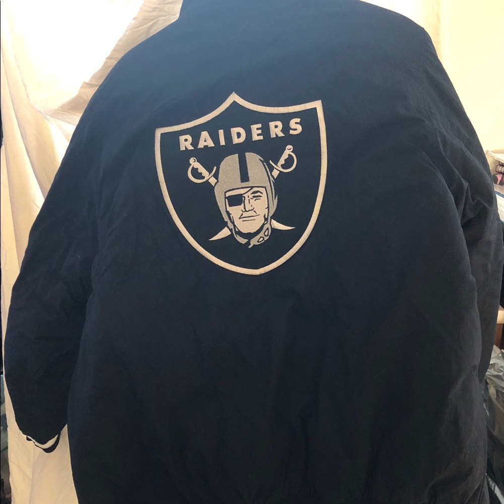 Raiders Puffy Coat - Sz M